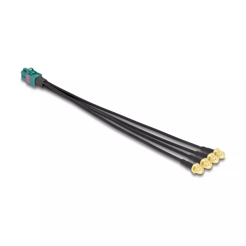 Delock 90283 Mini FAKRA Z Female Quad į 4 x SMA Male 0,2 m RG-174 kabelis
