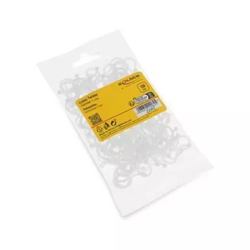 Delock kabelių spiralinė juosta Ø 11 mm skaidri, 100 vnt.