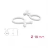 Delock kabelių spiralinė juosta Ø 18 mm permatoma, 100 vnt.