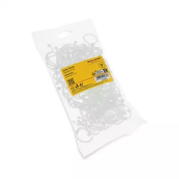 Delock kabelių spiralinė juosta Ø 23 mm permatoma, 100 vnt.