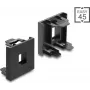 Delock Easy 45 Keystone modulio laikiklis 45 x 45 mm, juodas, 81669