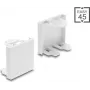 Delock Easy 45 modulinis tuščias dangtelis 45 x 45 mm baltas (81676)