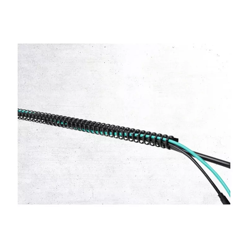 Delock Lankstus kabelių kanalas su lipnia juosta ir varžtais 25 x 26 mm – 50 cm juodas