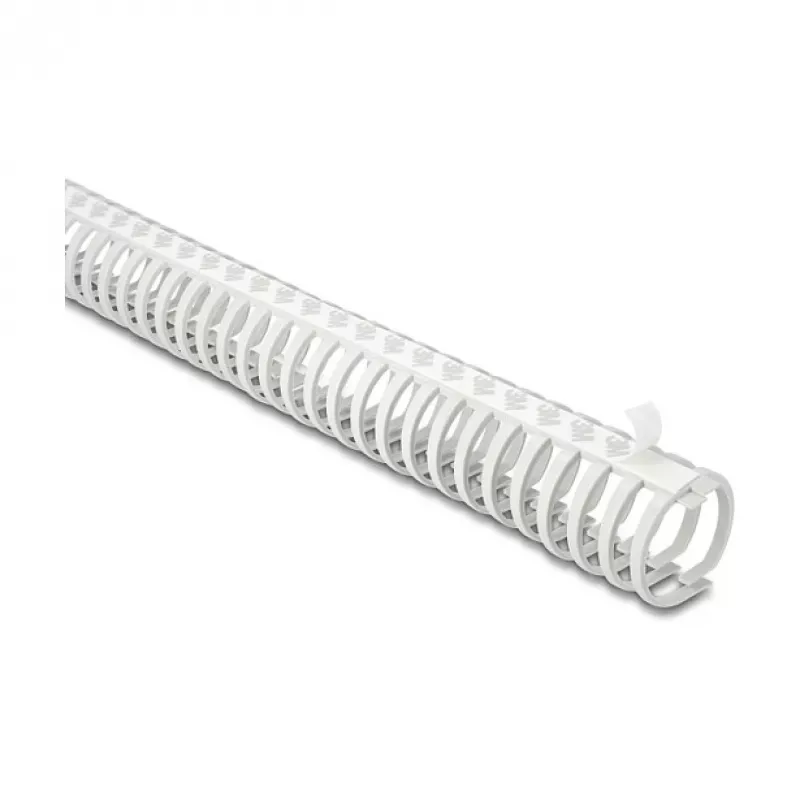 Delock Flexible Self-Adhesive Screwable Cable Duct 45 x 46 mm - 50 cm ilgio, pilka