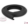 Delock putų apsauga kraštams 35 x 8 mm - 2 m ilgio, juoda (18488)