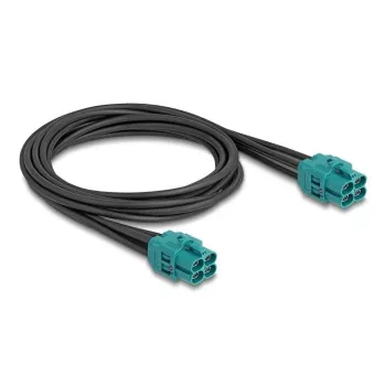 Delock HDMI adapterio kabelis Micro HDMI male į 4x HDMI female 1 m juodas 90340