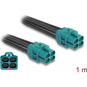 Delock HDMI adapterio kabelis Micro HDMI male į 4x HDMI female 1 m juodas 90340