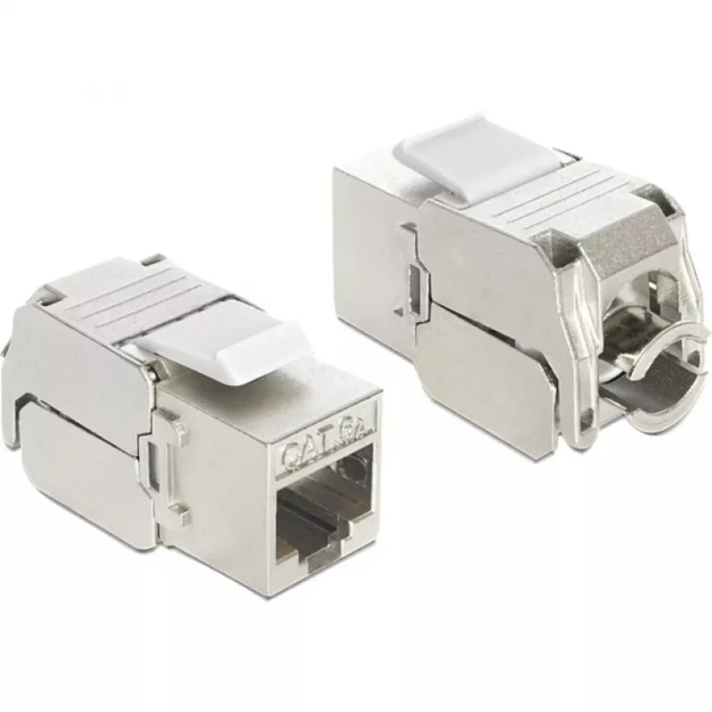 Delock Keystone modulis RJ45 moteriškas į LSA Cat.6A STP