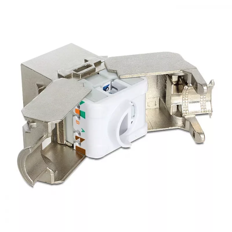 Delock Keystone modulis RJ45 moteriškas į LSA Cat.6A STP