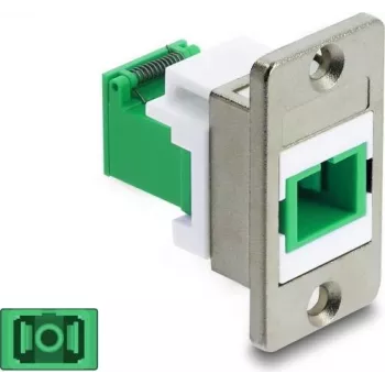 Delock SC Simplex Panelinis Sukabinimo Adapteris su Lazerio Apsauginiu Dangteliu 91104
