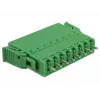 Delock PCB gnybtų blokų rinkinys 8 kontaktų 3,81 mm žingsniu vertikalus žalias (10 vienetų) 65974