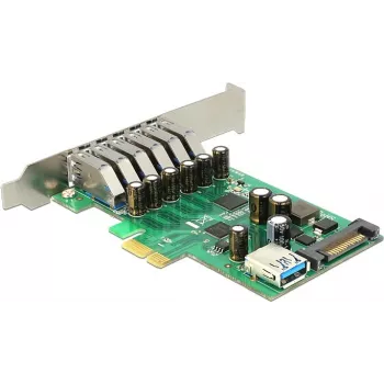Delock PCI Express x1 kortelė su 6 išoriniais + 1 vidiniu USB 3.0