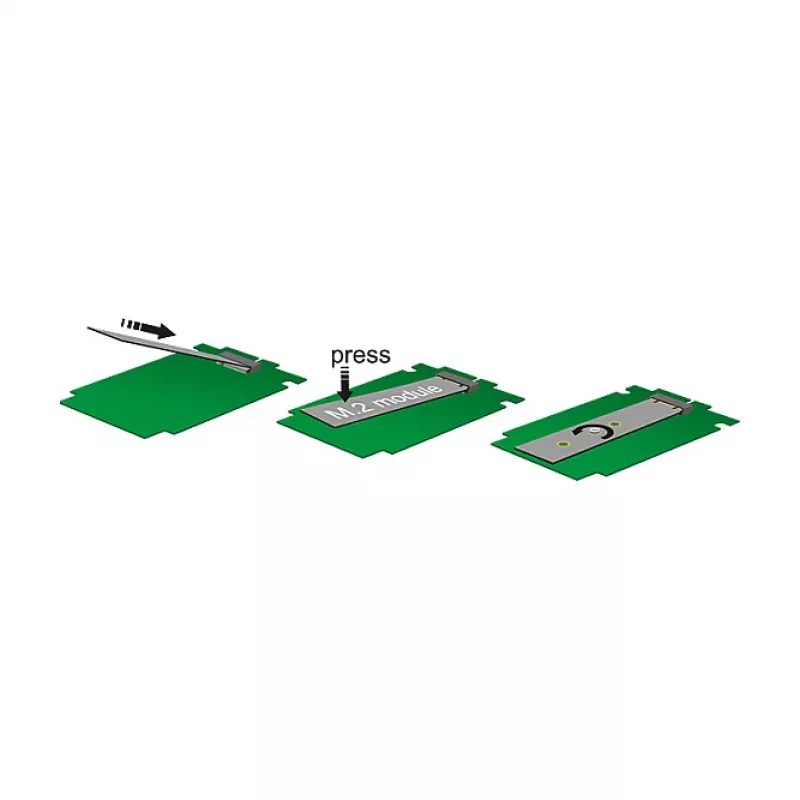 Delock PCI Express x4 kortelė į 1 x vidinį NVMe M.2 Key M 110 mm - Low Profile formos faktorius