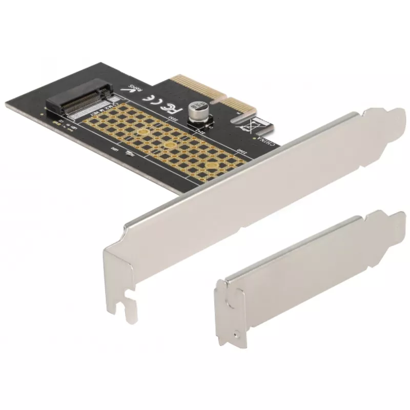 Delock PCI Express x4 plokštė 1 x vidiniam NVMe M.2 Key M 80 mm - žemo profilio formatas 90047