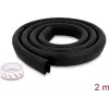 Delock PE putų apsauginis profilis 35 x 12 mm, 2 m, juodas 18486