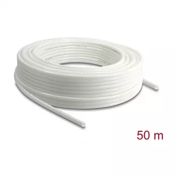 Delock Pneumatinė žarna 8 x 5 mm 50 m rulonas balta (PU)
