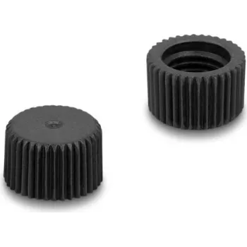 Delock apsauginis dangtelis M8 jungtims, prisukamas, plastikinis, IP67, juodas 60846