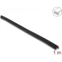 Delock PVC lipni briaunų apsauginė juosta 35 x 35 mm, 1 m, juoda 18491