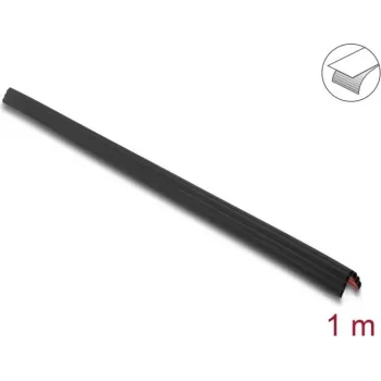 Delock PVC lipnus briaunų apsaugos profilis, 40 x 40 mm, 1 m, juodas 18492