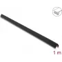 Delock PVC lipnus briaunų apsaugos profilis, 40 x 40 mm, 1 m, juodas 18492