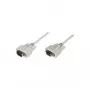 Delock RS-232 serijinis kabelis D-Sub9 tėvas–motina 3 m smėlio spalvos 84289