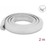 Delock lipni apsauginė putų juosta 35 x 13 mm, 2 m, pilka 18489