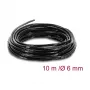 Delock Spiralinis kabelių vamzdelis 6 mm skersmens 10 m juodos spalvos