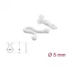 Delock Spiralinis kabelių vyniojimas 5 mm skaidrus, 100 vnt.