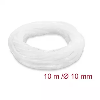 Delock spiralinė juosta 10 mm skersmens, 10 m, permatoma