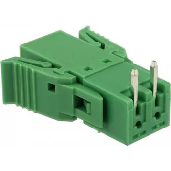 Delock gnybtų blokelių rinkinys PCB 2 kontaktų 3,81 mm žingsniu horizontalus 65952