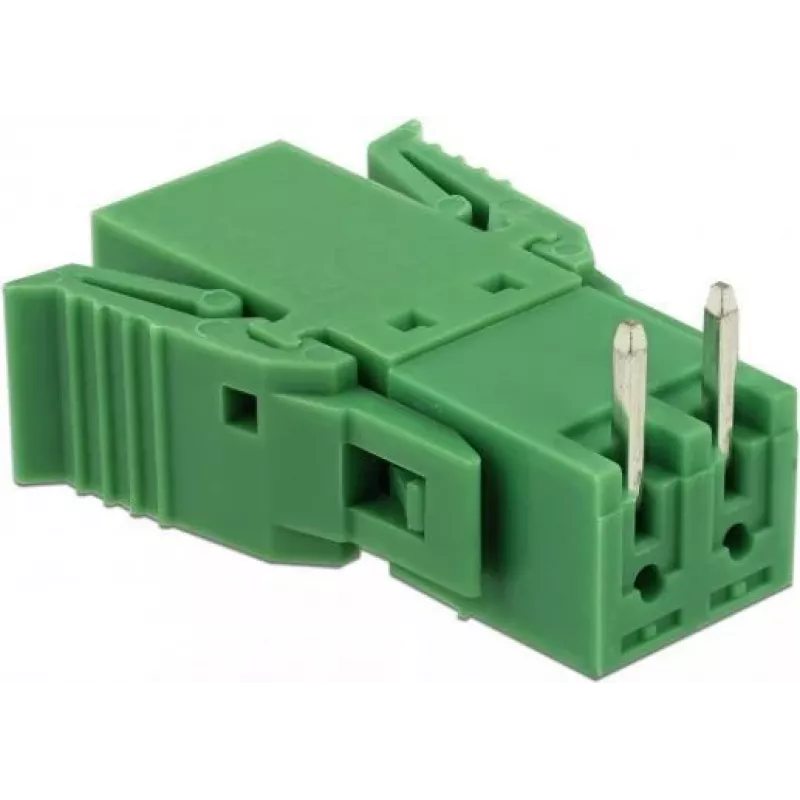 Delock gnybtų blokelių rinkinys PCB 2 kontaktų 3,81 mm žingsniu horizontalus 65952