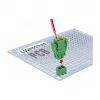 Delock terminalų blokų rinkinys PCB 2 kontaktų 3,81 mm žingsniu vertikalus (65968)