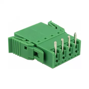 Delock gnybtų blokų rinkinys PCB plokštei, 4 kontaktų, 3,81 mm žingsnio, horizontalus (65954)