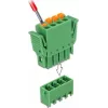 Delock PCB gnybtų blokų rinkinys, 4 kontaktų, 3,81 mm žingsnis, vertikalus (65970)