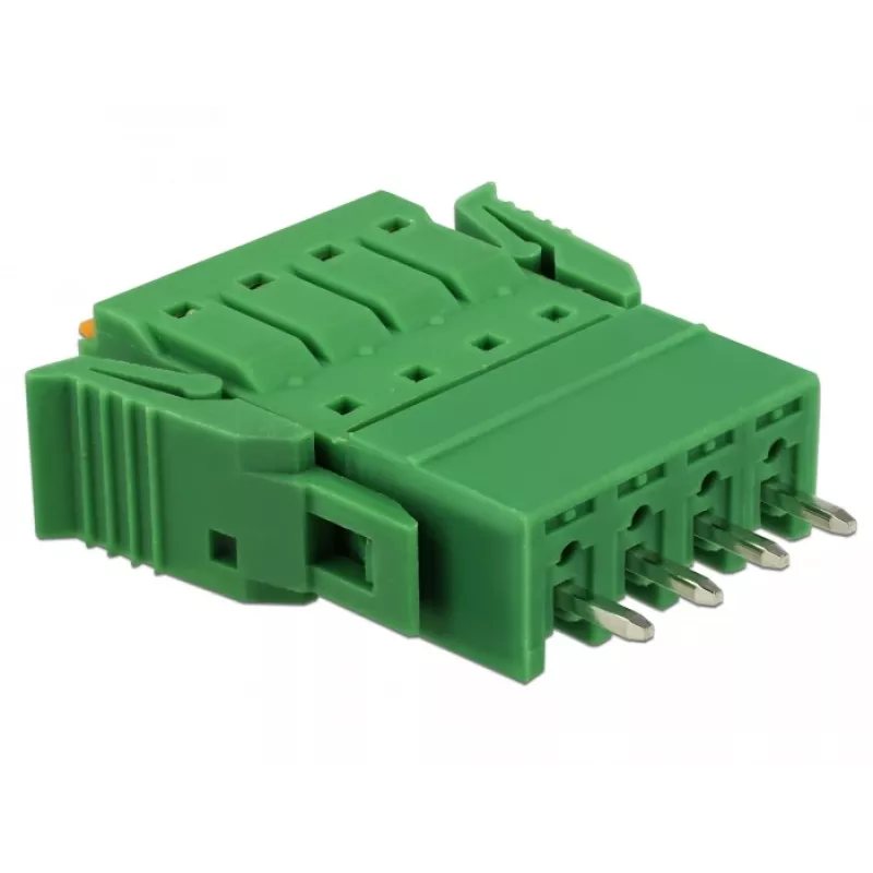Delock PCB gnybtų blokų rinkinys, 4 kontaktų, 3,81 mm žingsnis, vertikalus (65970)