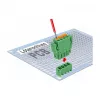 Delock PCB gnybtų blokų rinkinys, 4 kontaktų, 3,81 mm žingsnis, vertikalus (65970)