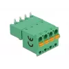 Delock gnybtų blokų rinkinys PCB plokštei, 4 kontaktų, 5,08 mm žingsnio, horizontalus, 66506