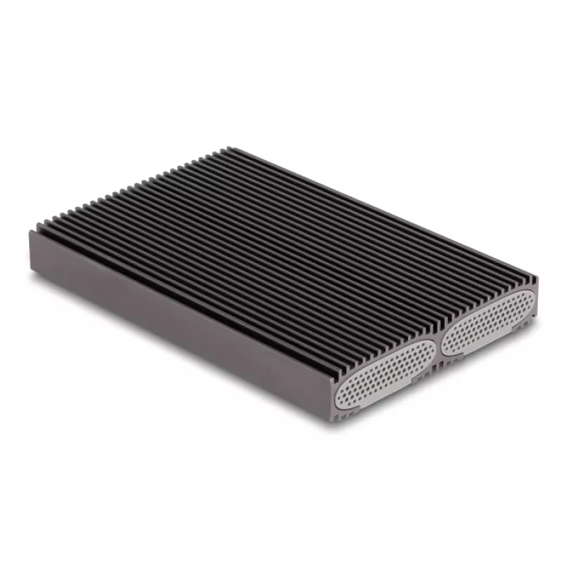 Delock USB Type-C dvigubas kombinuotas M.2 NVMe PCIe arba SATA SSD dėklas - be įrankių