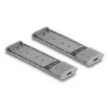Delock USB Type-C dvigubas kombinuotas M.2 NVMe PCIe arba SATA SSD dėklas - be įrankių