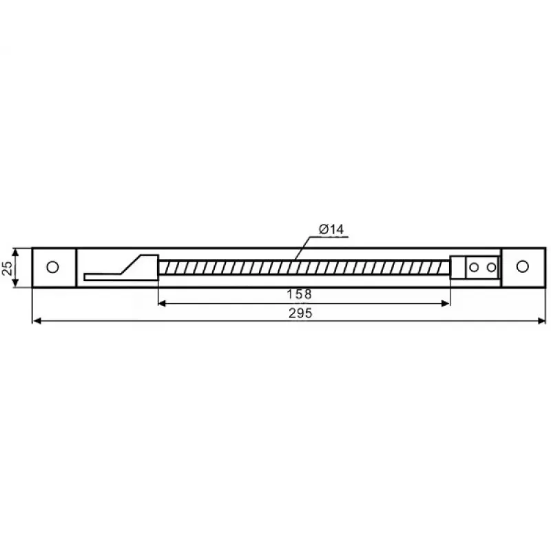 DELTA ATLO-KPS-21X262/SHEEL-S įleidžiamas kabelių įvadas su šepetėlio sandarikliu, anoduotas sidabras, 262 mm