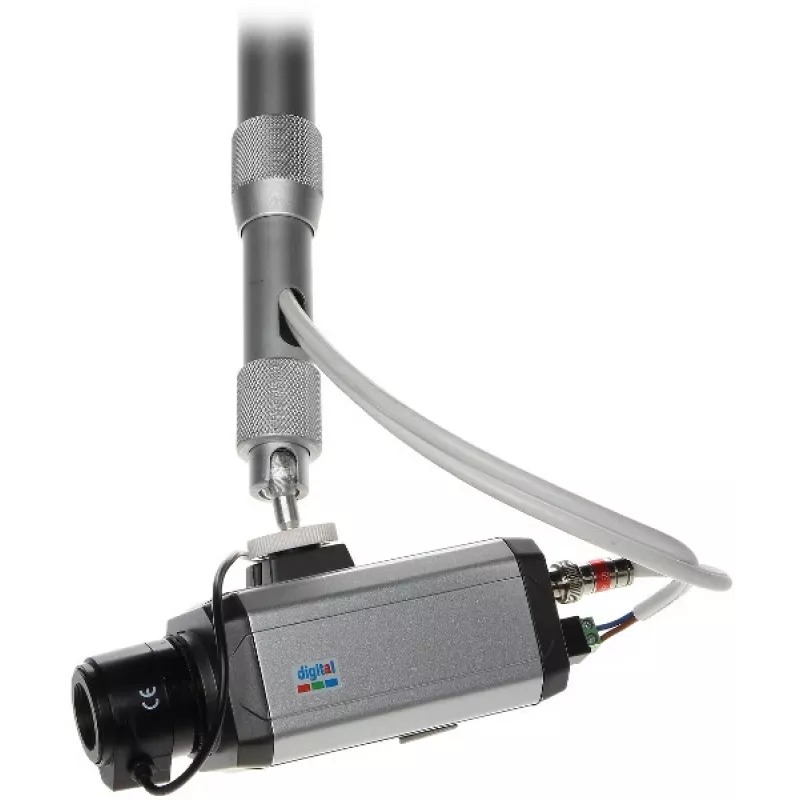DELTA BR-60X120 teleskopinis lubų laikiklis CCTV kameroms, 710–1220 mm, baltas