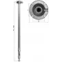DELTA BR-60X120 teleskopinis lubų laikiklis CCTV kameroms, 710–1220 mm, baltas