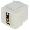 DELTA FX-USB/C USB-C Kištukinė Jungtis (Moteris-Moteris), USB 3.1 Gen 2 10Gbps, 100W PD, DisplayPort Alt Mode, Juoda