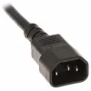 DELTA PD-8/R/IEC-N 8 lizdų 1U stovo PDU, IEC C13, 10A, 250V, juodas