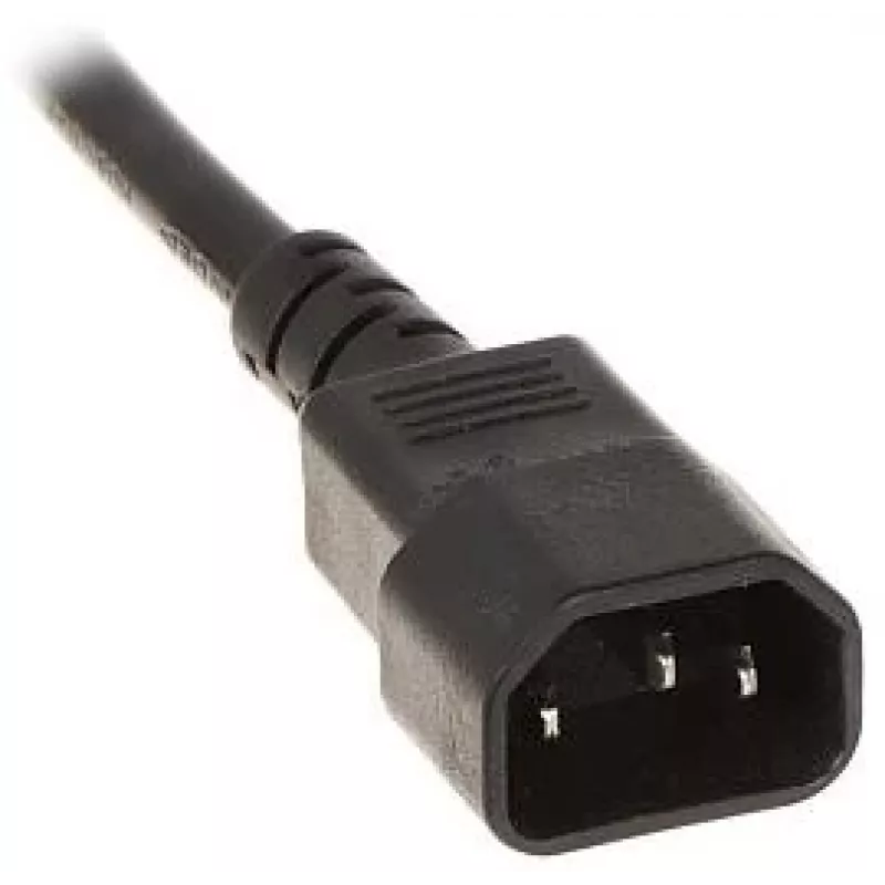 DELTA PD-8/R/IEC-N 8 lizdų 1U stovo PDU, IEC C13, 10A, 250V, juodas