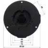 DELTA STG-PFA130-E jungiamasis dėžė Dahua kupolinėms kameroms, tvirtinama prie sienos/lubų, aliuminis, juoda STG-PFA130-E(BLACK)