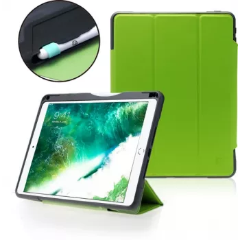 DEQSTER Rugged Case (2021), skirtas iPad 10.2 (7-osios / 8-osios / 9-osios kartos), žalias