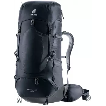 Deuter Aircontact Lite 50 + 10 pėsčiųjų kuprinė juoda-grafitinė
