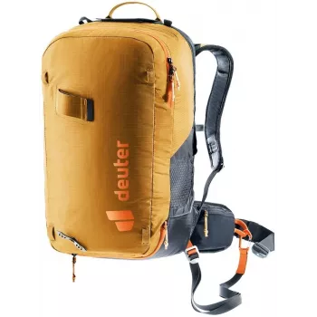 Deuter Alproof Lite 20 SL 20 l lavinos oro pagalvės kuprinė su Wash Center I kosmetinės krepšiu - Cinamonas/Juoda ir Razinų/Kaspijos