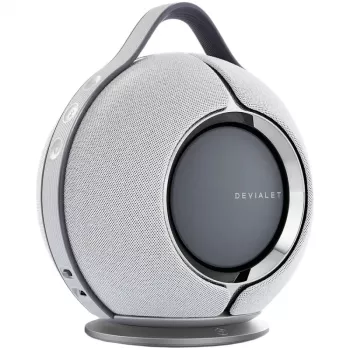 Devialet Mania su Dock Grey JE832 360° stereo nešiojamas išmanusis garsiakalbis
